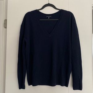 Universal Standard Katla V Neck Sweater - Navy